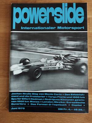 Powerslide 06/1970 GP Monaco - 1000 km Monza und SPA