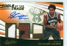 STERLING BROWN 2017/18 PANINI ABSOLUTE AUTOGRAPH TRIPLE PATCH  # 14/25 