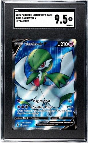 Gardevoir V Full Art 070/073 Champion's Path Mint CGC 9 Ultra Rare Pokemon 2020