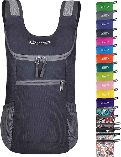 Ultraleichter 11 L Kleiner Faltbarer Rucksack FüR Reisen, Wandern, Radfahren, W-image