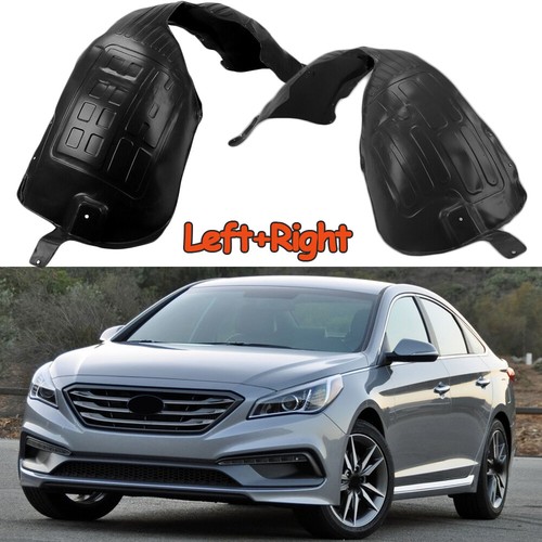 Front Driver & Passenger Side Fender Liner Set For 2015-2017 Sonata