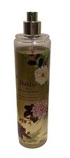 Bath Body Works FINE FRAGRANCE Mist Body Spray - Dahlia - 95 FULL WITHOUT LID
