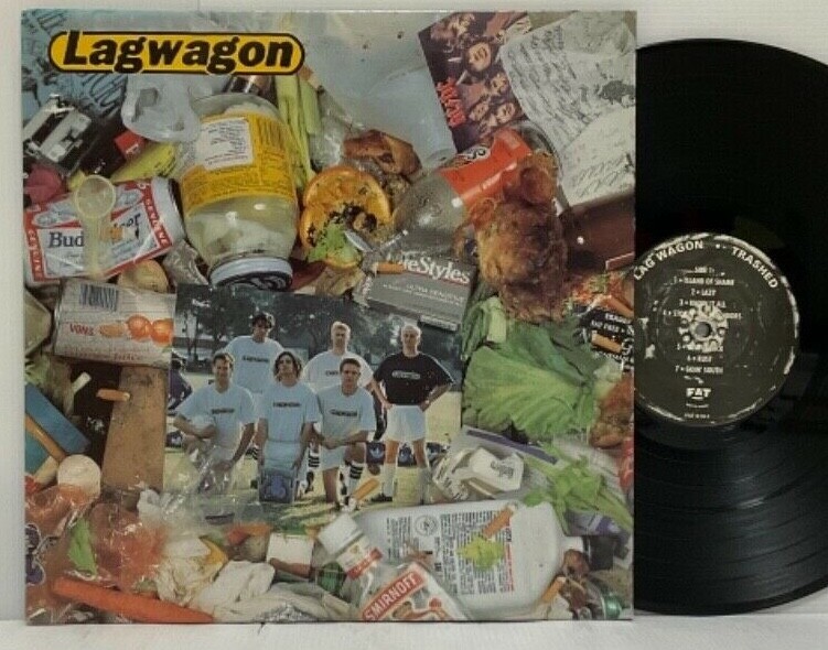 米2LP Lagwagon Trashed FAT78201 FAT WRECK CHORDS /00520 Lagwagon – Trashed LP 1994 US ORIG Fat Wreak Chords NOFX
