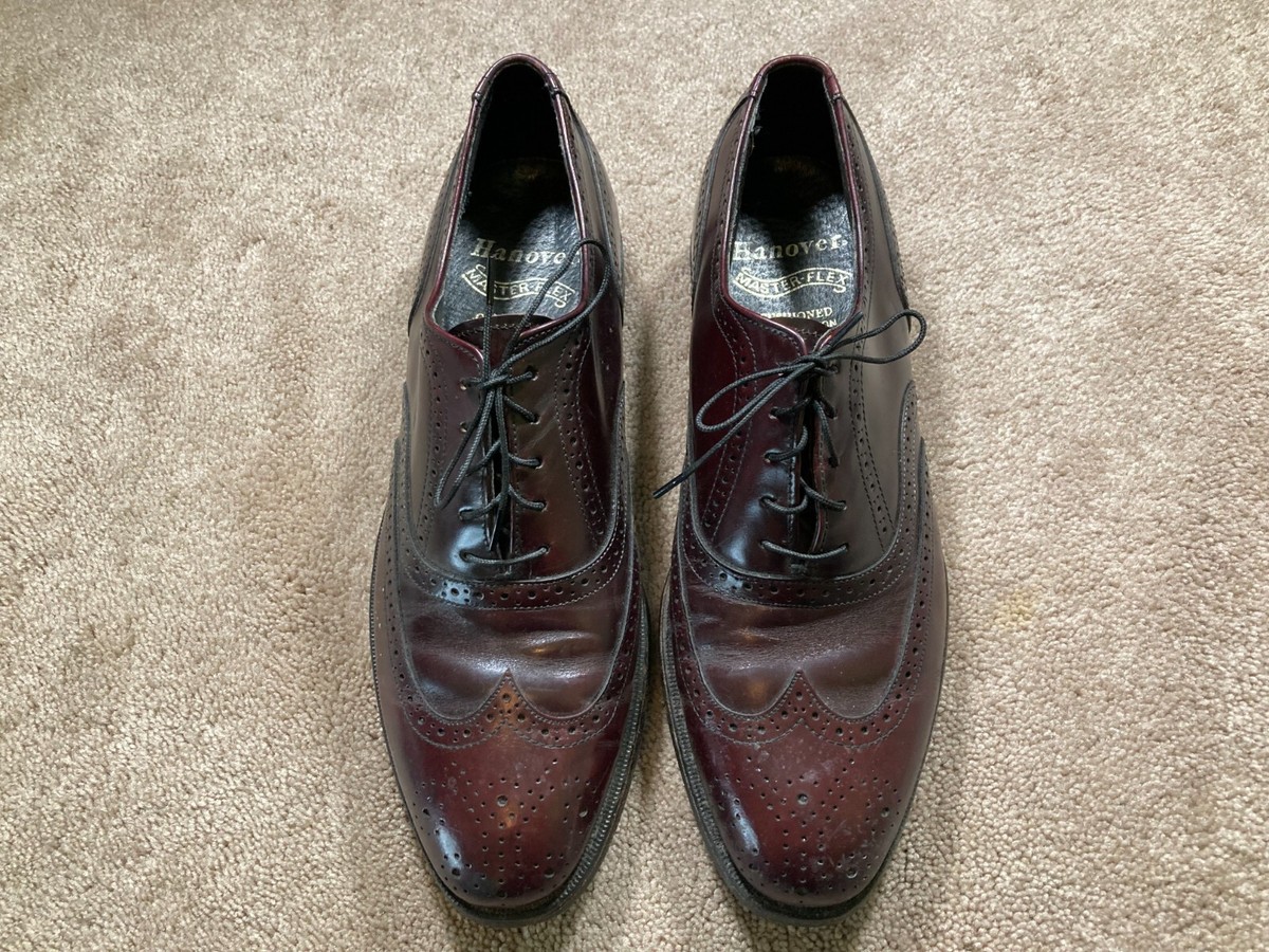 Hanover Master Flex Mens Size 9 D/B Dress Shoes Leather  display picture 1