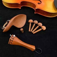 A set of violin jujube accessories New 4/4 Jujube Wood violin Parts