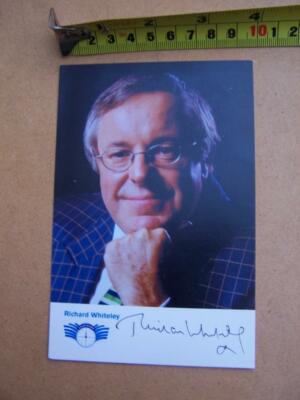 Richard Whiteley Autogramm (SB2) bitte nach unten scrollen