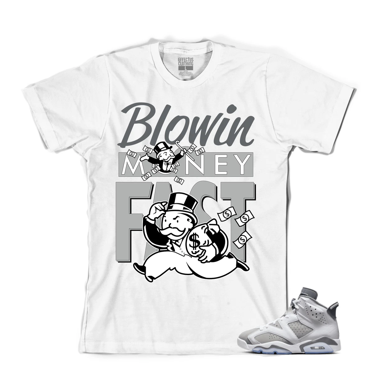Tee to match Air Jordan Retro 6 Cool Grey. BMF Cool Grey eBay