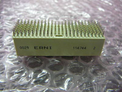 ERNI 114744 ERmet 2.0mm Hard Metric Connector 169-Pos Press-Fit  **NEW** 