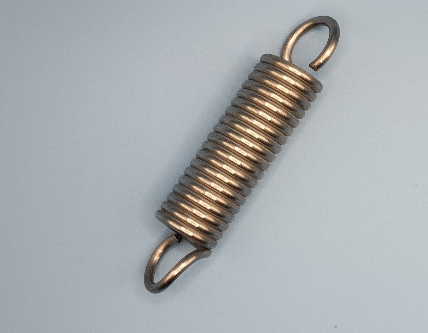 Doppelschleifen Zugfeder - 0,5mm X 4mm X 200mm Federstahl