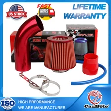 Cold Air Intake Filter Induction Kit Pipe Power Flow Hose System Accessories EOJ