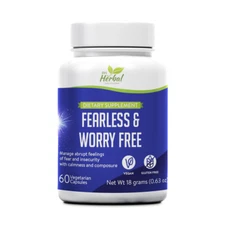 Fearless and Worry Free - Relief from Worries - No Fear - Feel Safe and Secure -