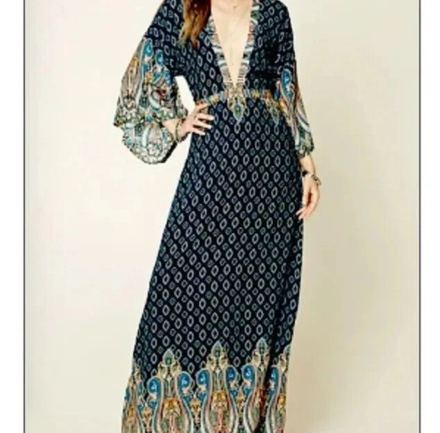 Forever 21 boho maxi best sale dress