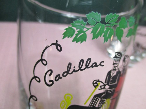 Libbey Glass Horseless Carriage Tumblers (2) 4 5/8" marked - Picture 4 of 7
