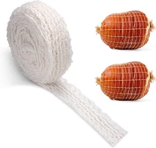 5m Meat Netting Roll, Size 16, Elastic Meat Netting Smoked Meat