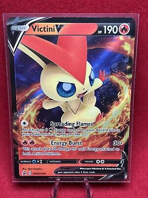 2021 Pokemon Card **Victini V** Sword & Shield Black Star 2021 Pokemon Card **Victini V** Sword & Shield Black Star