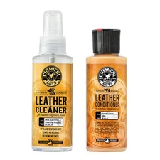 2 Pack 4oz Leather Cleaner and Conditioner Complete Leather Kit