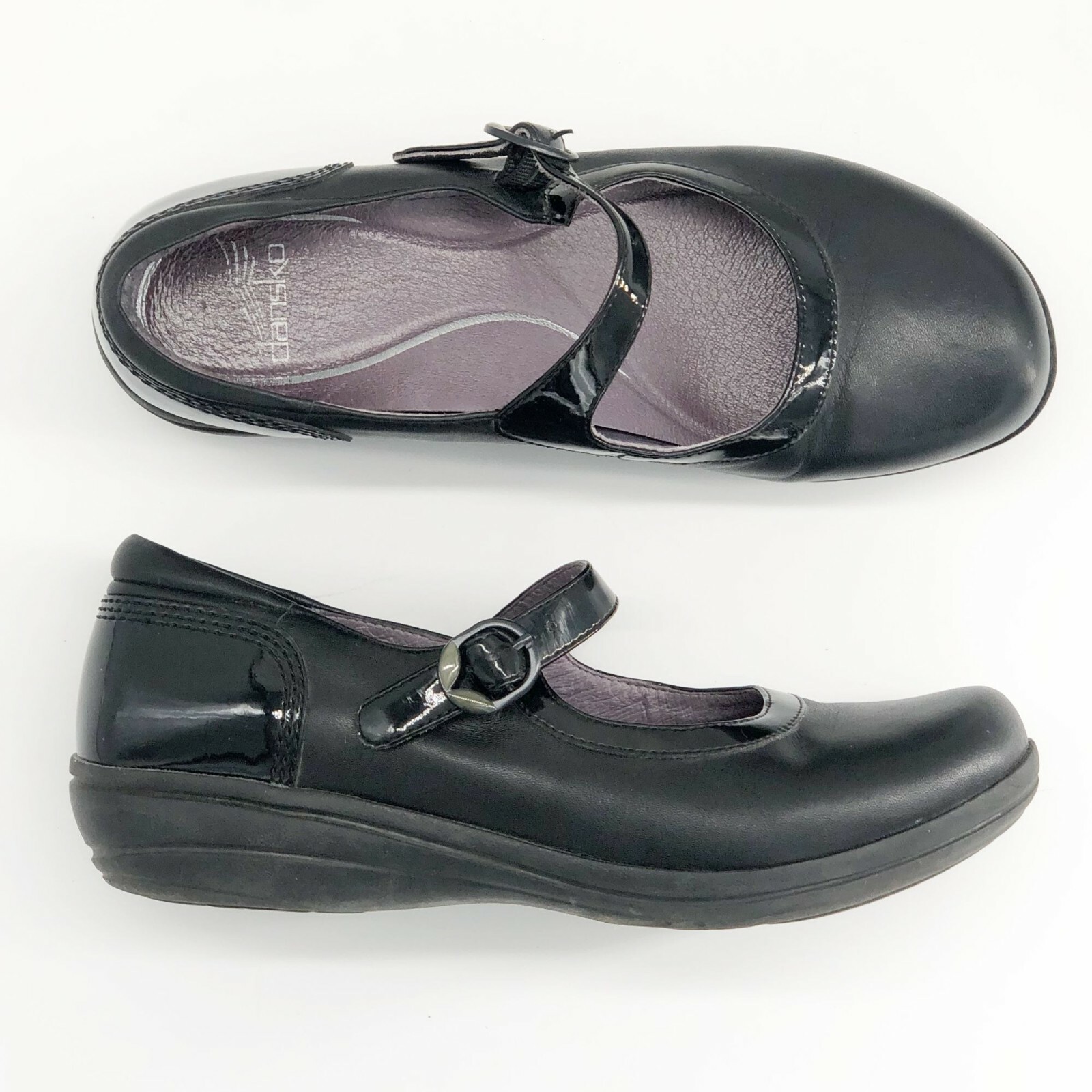 DANSKO Mary Janes Patent Leather Detail 