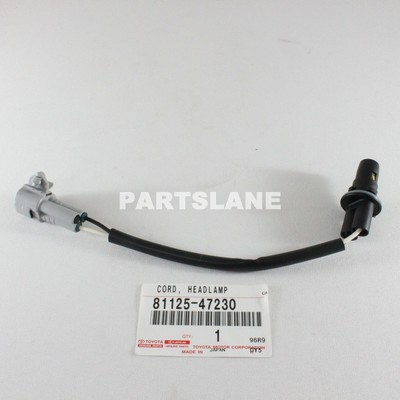 81125-47230 Toyota OEM Genuine CORD, HEADLAMP | eBay