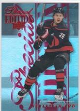 2023/24 UD..SEBASTIAN AHO..SPECIAL EDITION RED..SP..CARD # SE-11..HURRICANES