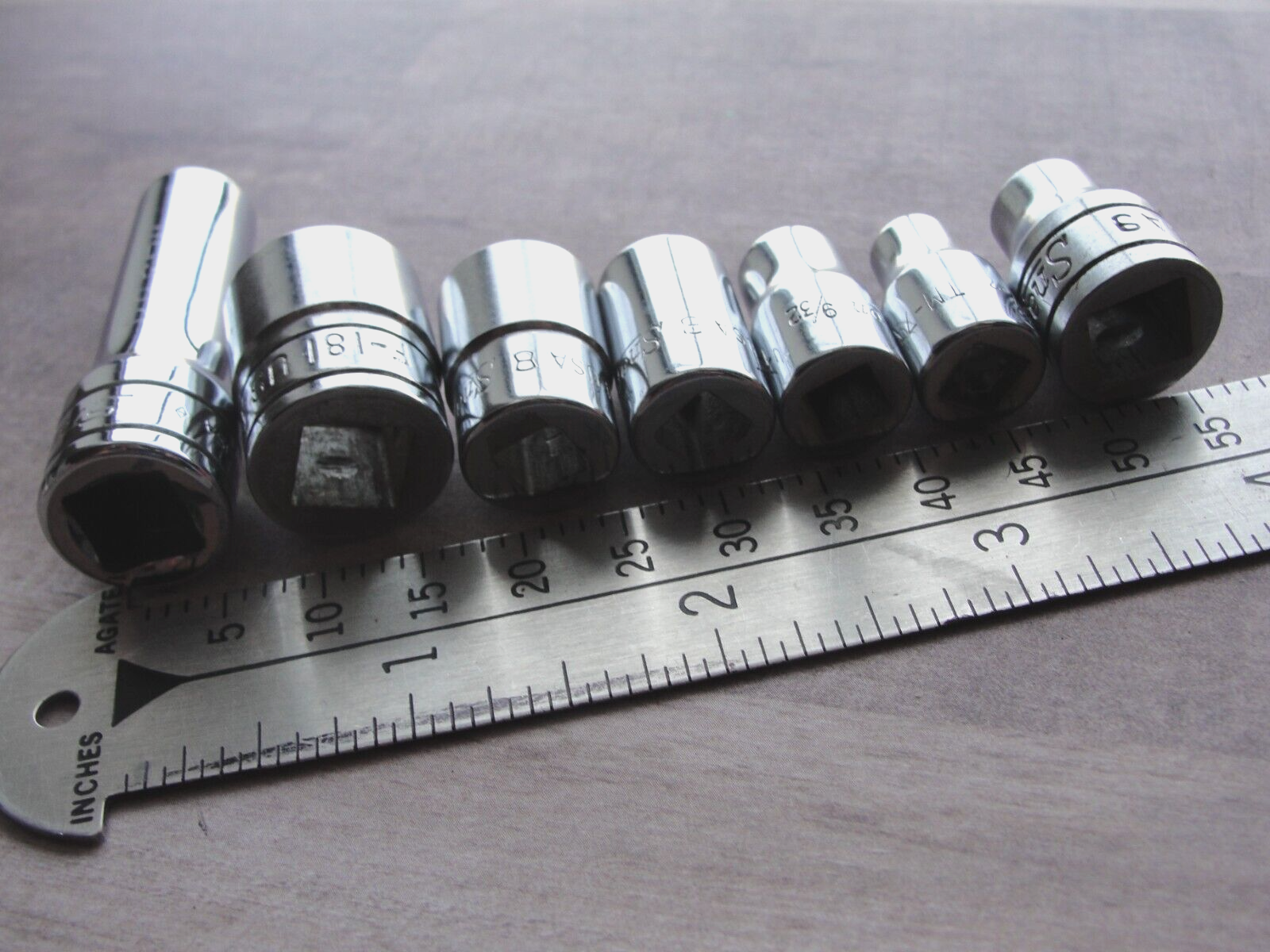 Vintage Snap-On Tools Sockets 3/8