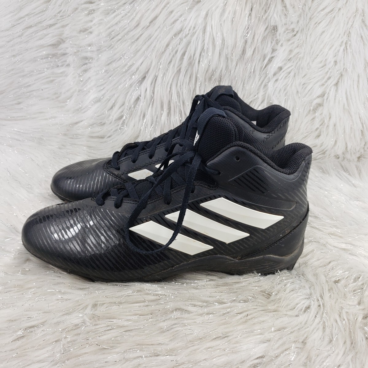 Adidas Mens Freak Mid BB7688 Black White Football Cleats