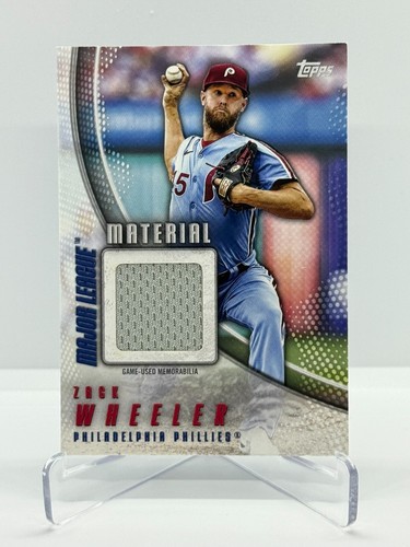 Zack Wheeler 2025 Topps Major League Material Relic Patch #MLM2-ZW Phillies