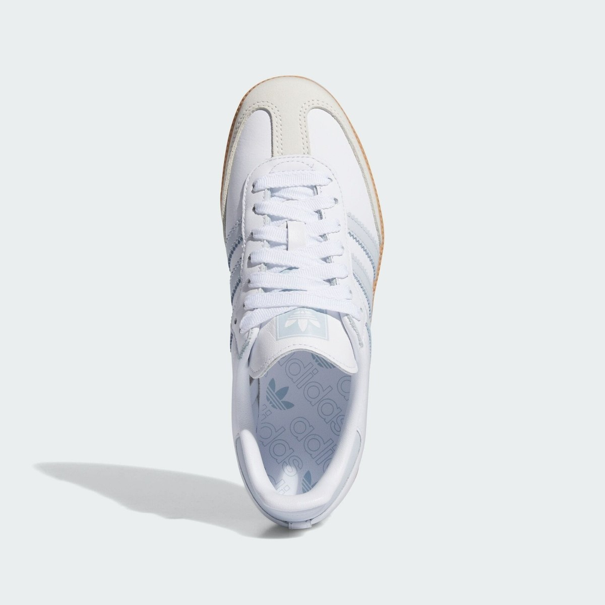 【Adidas】Samba OG Cloud White Halo Blue★IE0877★人気★ adidas Samba OG Shoes - White | Free Shipping with adiClub