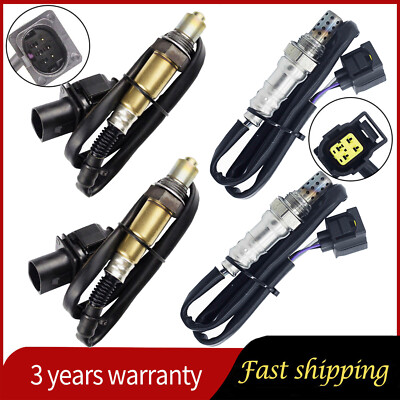 4X Oxygen sensor Up&Downstream 234-5091 For MERCEDES-BENZ SLK350 C350 CLK350&550
