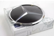 For Mercedes Benz Glc Gle Gls Star Mirror Gloss Black Grille Badg Emblems 20.5cm