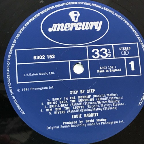 EDDIE RABBITT Step By Step - 1981 UK vinyl LP EXCELLENT CONDITION - Picture 4 of 4