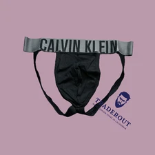 Calvin Klein CK men Black intense power jock strap jockstraps underwear M L XL