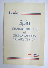  Spin Characteristics Of  Cessna Models 150, A150, 172 & 177 - REPRODUCTION