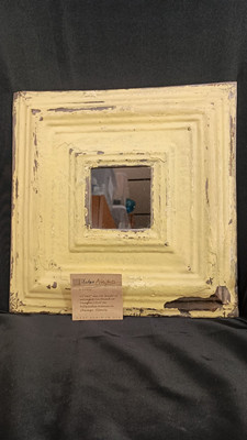 Urban Artifacts Restyled Architectural Objects 12x12 Metal Framed Mirror Chicago