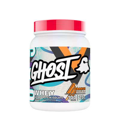 Ghost Clear Whey Protein Isolate Orange Cream Flavor Power Workout 1.4lb NEW