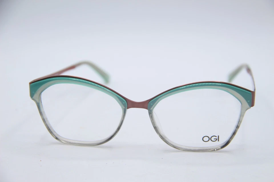 NUEVAS GAFAS OGI Heritage 9119/2191 bronce verde azulado monturas auténticas 53-17 Foto 2 de 4