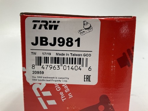 (2) TRW JBJ981 Front Lower Suspension Ball Joint - Picture 4 of 4