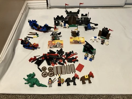 LEGO Castle Lot of 8 sets: 6059, 6034, 1480, 1491, 1463, 6018, 6057, 6056. READ!