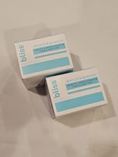 2 BLISS Skin Cream Drench Quench Cream-To-Water Moisturizer Hydrating 0.5 fl oz