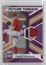 2022 Panini Elite Extra Edition Future Threads Purple /7 Landon Marceaux 1dm4