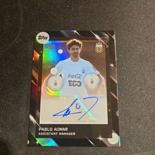 Topps Focus Argentinien Pablo Aimar Auto numbered /10 Legend Signature Autograph