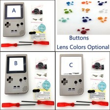 For Nintendo Gameboy Pocket GBP Replacement Full Housing Shell Case cover - Gray