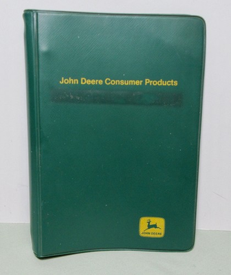 #ad Vintage John Deere Consumer Products Price Book Binder Only $5.00