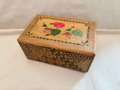 Wooden Puzzle Box Indiana Collectible Japanese Boxes (1900-Now