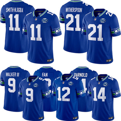 2025 Seahawks 50th Anniversary Game Player Limited Stitched Jersey