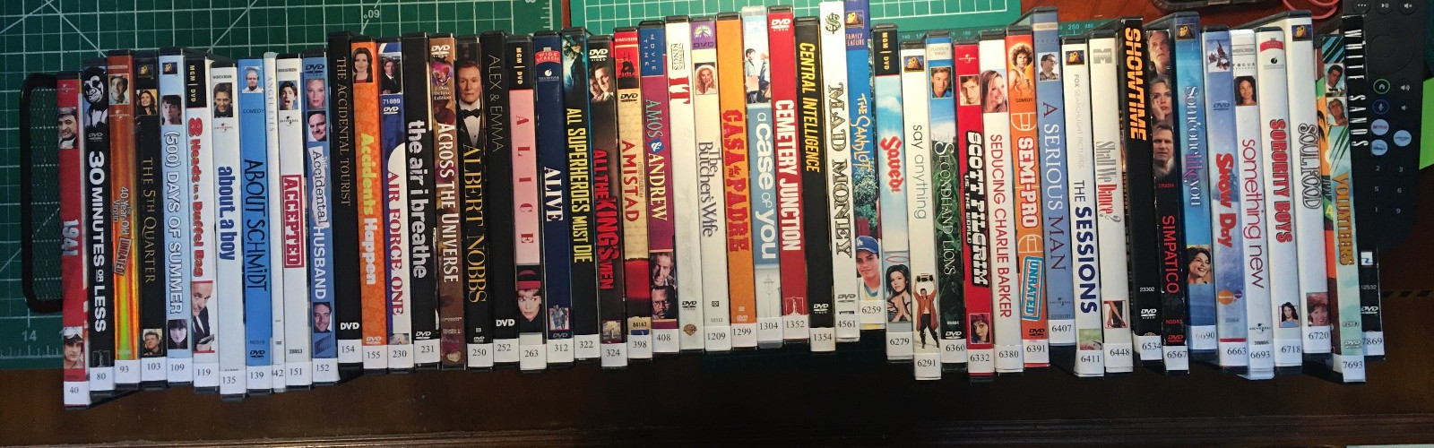 DVDs 1$ each, Comedy, Drama, Thriller: combined shipping & volume discounts