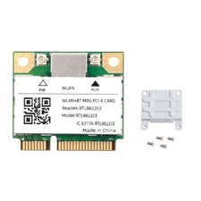 Dual Band  Pcie RTL8822CE 1200Mbps WiFi Card Bluetooth 5.1  Adapter 8023287