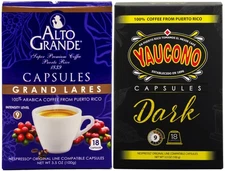 Super Premium and Yaucono 100 Percent Coffee From Puerto Rico Capsules Compat...