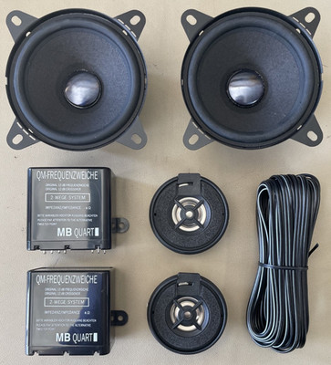 Old School MB Quart QM214   4'' 4-Ohm Component System, Made in Germany #434