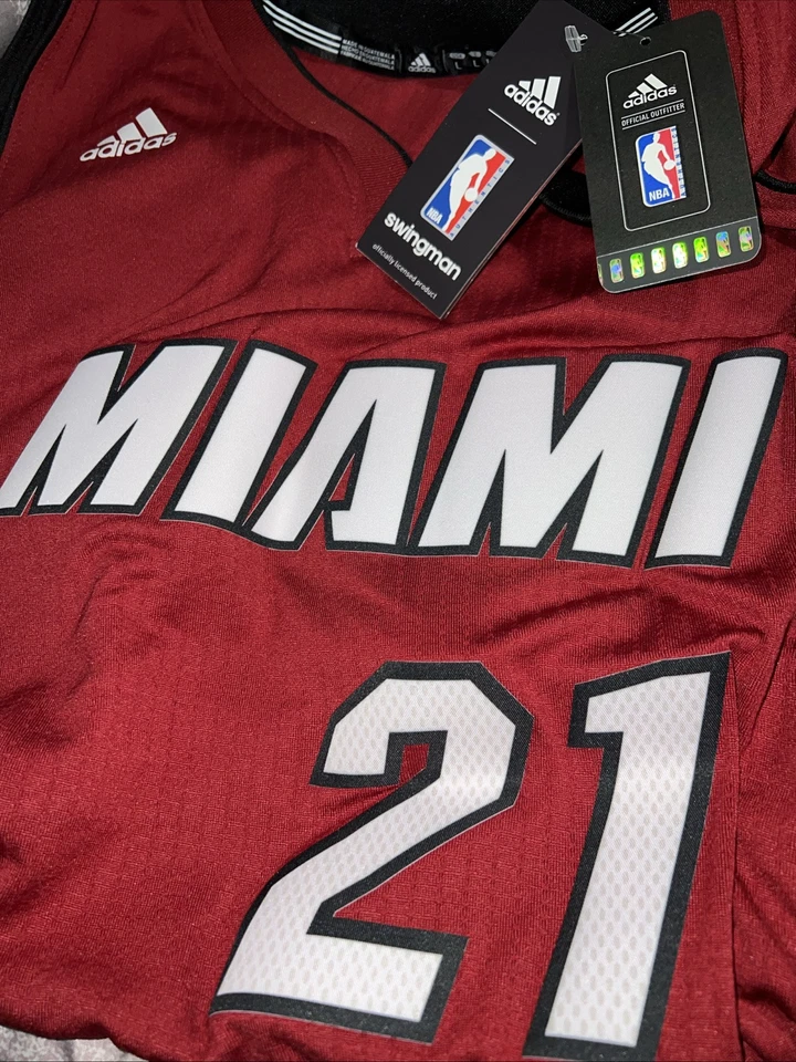 Hassan Whiteside Signed Autograph Miami Heat Jersey NBA - Image 2 of 3