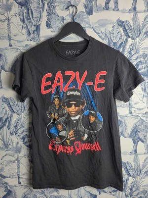 Vintage T-Shirt Eazy-E Schwarz S - Streetwear Mode Unikat